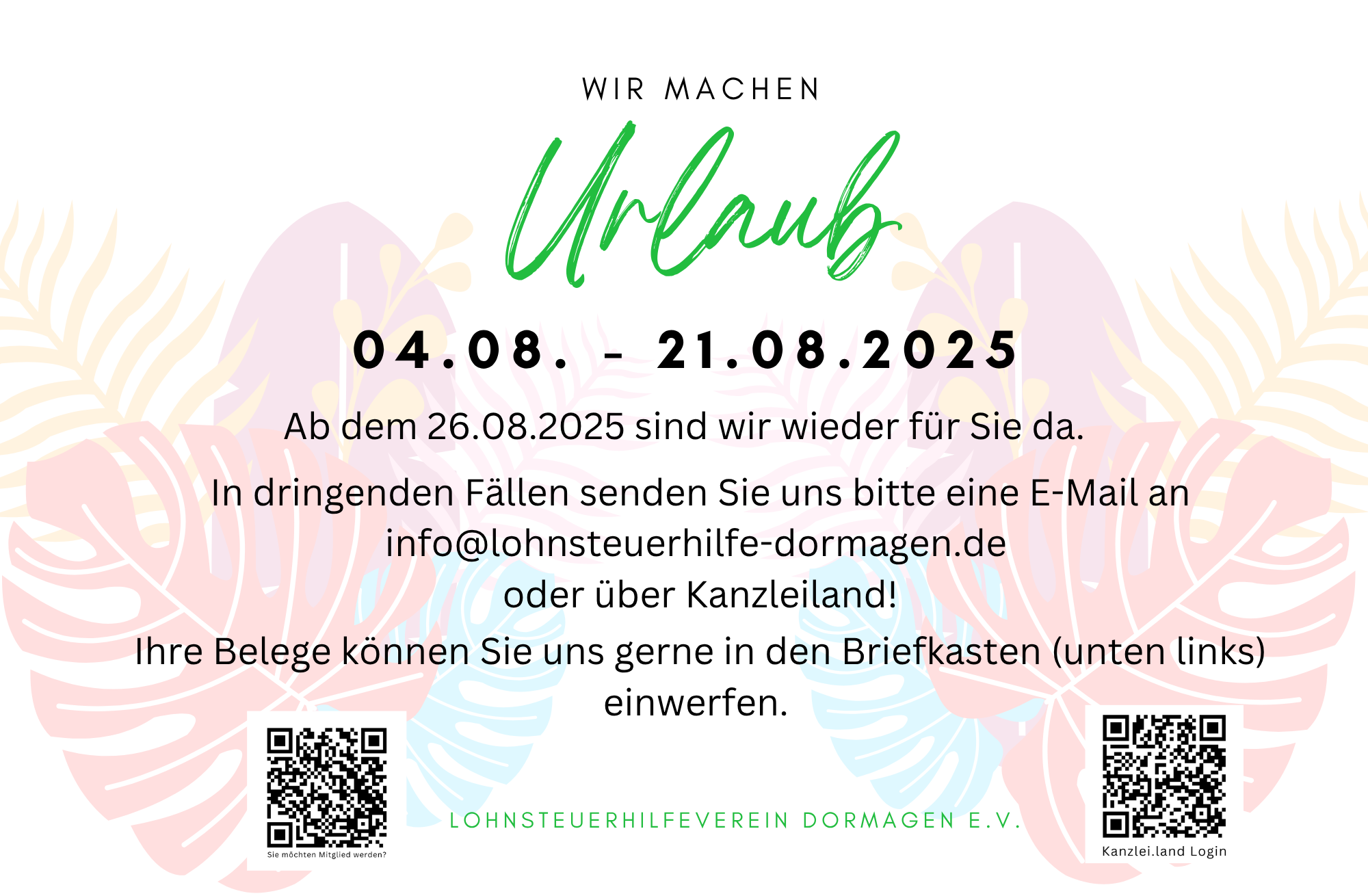 Sommerurlaub 2025